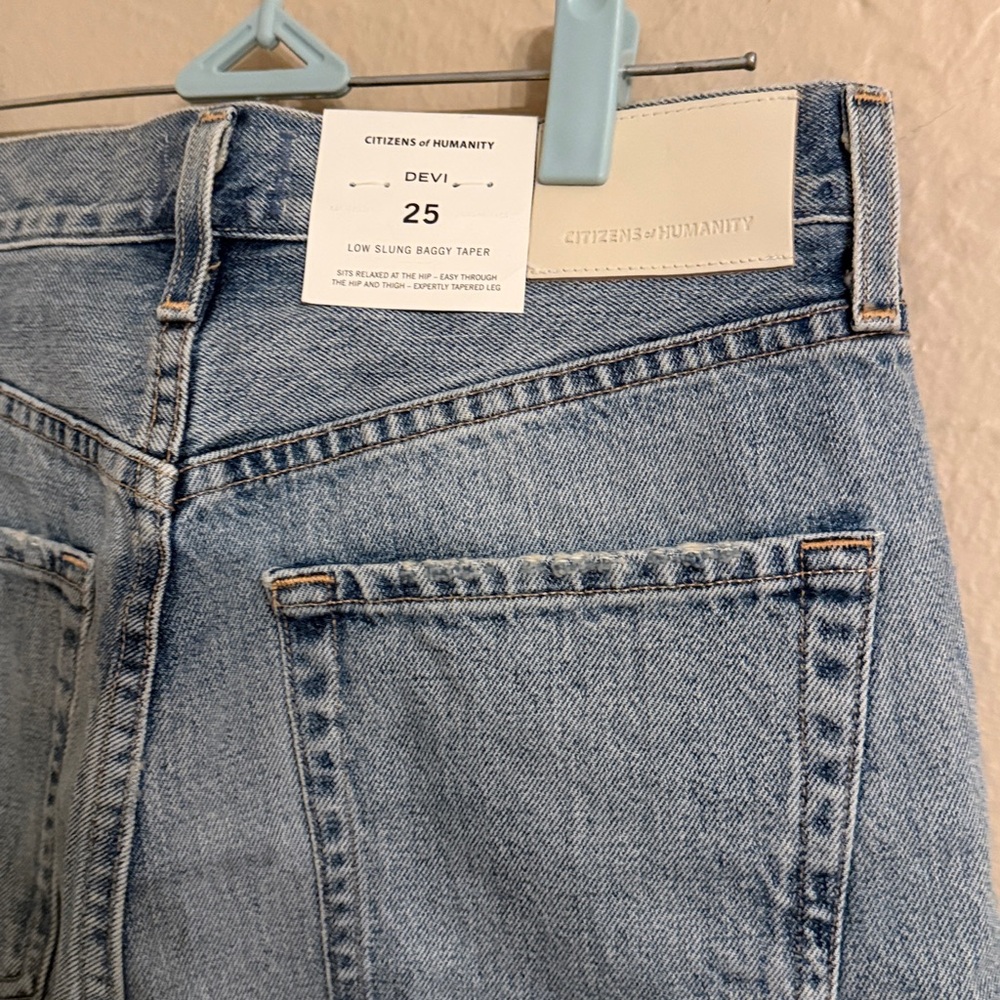Citizens of Humanity Devi Low Slung Baggy Taper Jeans 25 - Picture 8 of 9
